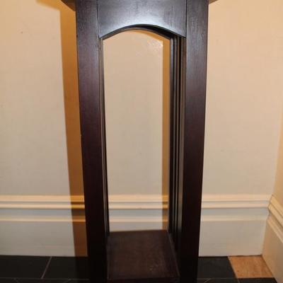 Mahogany Table Stand with Shelf