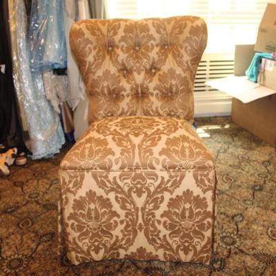 Pair of Fully Upholstered Designer Chairs