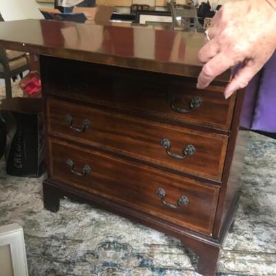 Antique Baker Furniture Four Drawer Flip Top Chest of Drawers 30â€W x 15â€D x 30â€H