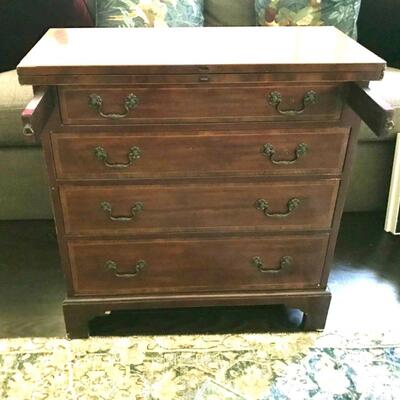 Antique Baker Furniture Four Drawer Flip Top Chest of Drawers 30â€W x 15â€D x 30â€H