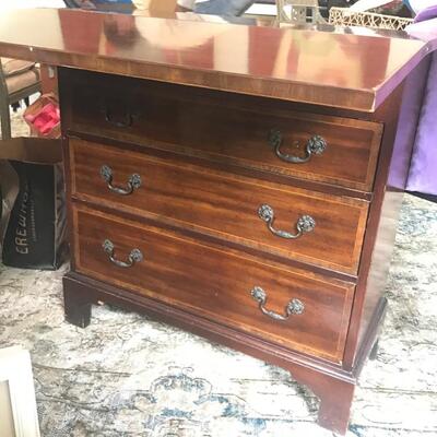 Antique Baker Furniture Four Drawer Flip Top Chest of Drawers 30â€W x 15â€D x 30â€H