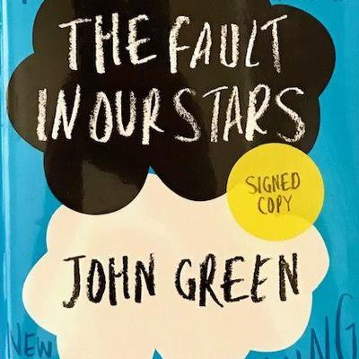 John Green The Fault In Our Stars Autographed Hardcover Book