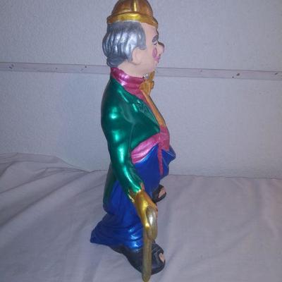 Hand Painted Ceramic Clown Figurine