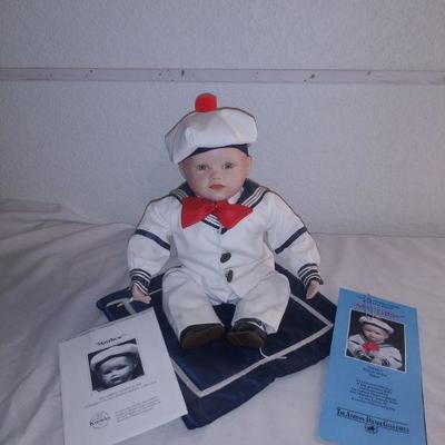 1988 Ashton Drake â€œMatthewâ€ Sail Boy Porcelain Doll