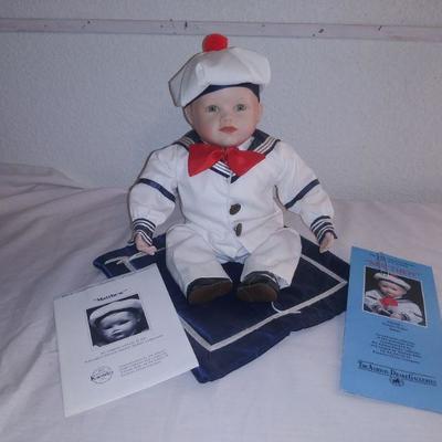 1988 Ashton Drake â€œMatthewâ€ Sail Boy Porcelain Doll
