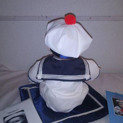 1988 Ashton Drake â€œMatthewâ€ Sail Boy Porcelain Doll