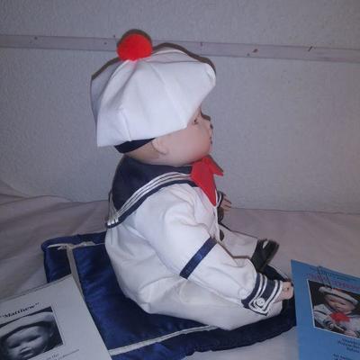 1988 Ashton Drake â€œMatthewâ€ Sail Boy Porcelain Doll