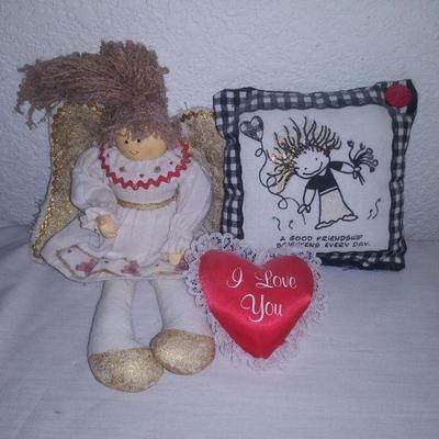 Angel Doll and Pillow