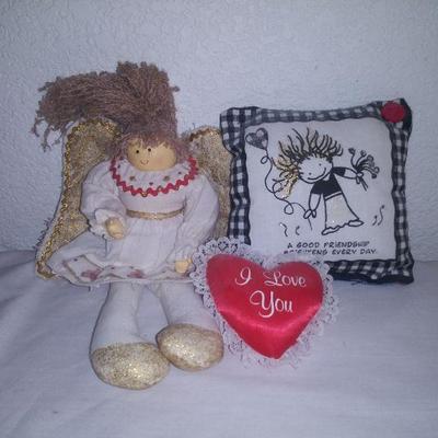Angel Doll and Pillow