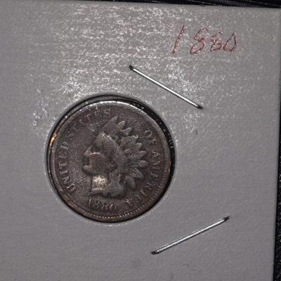 1880 Indian Head Penny 145