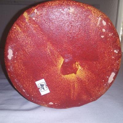 Red Clay Long Neck Vase