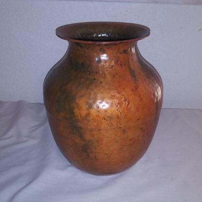 Hammed Copper Vase
