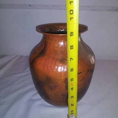 Hammed Copper Vase