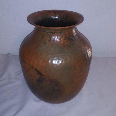 Hammed Copper Vase