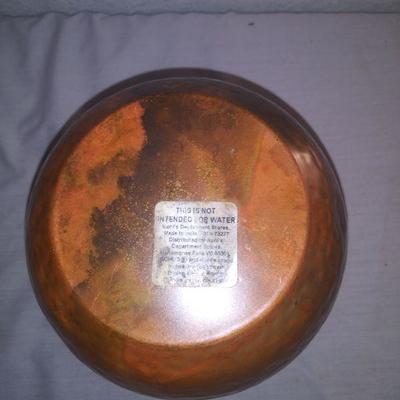 Hammed Copper Vase