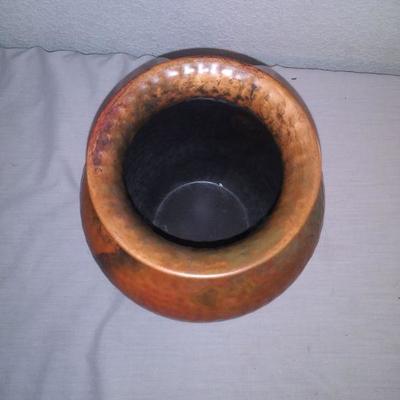 Hammed Copper Vase