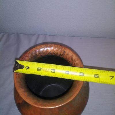 Hammed Copper Vase