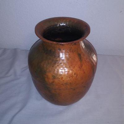 Hammed Copper Vase