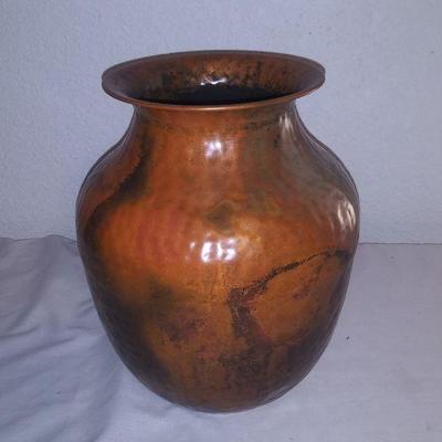 Hammed Copper Vase