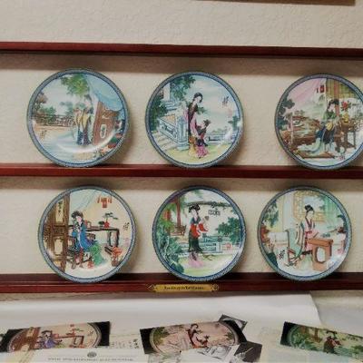 Set of 5 Imperial Jingdezhen Porcelain Plates