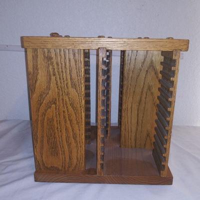 Rotating DVD/CD Storage