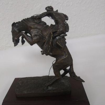Fredrick Remington Bronze Sculpture "Bronco Buster"