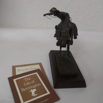 Fredrick Remington Bronze Sculpture "Bronco Buster"
