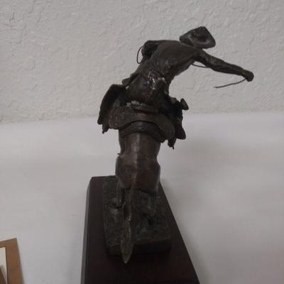 Fredrick Remington Bronze Sculpture "Bronco Buster"
