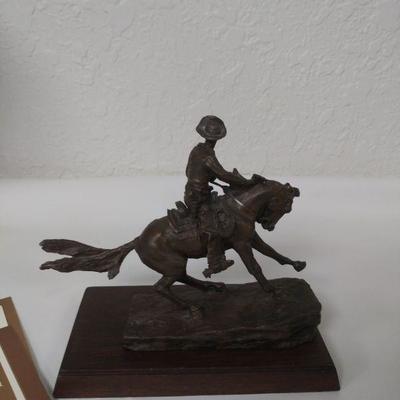 Fredrick Remington Bronze Sculpture "The Cowboy"