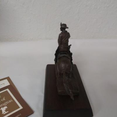 Fredrick Remington Bronze Sculpture "The Cowboy"