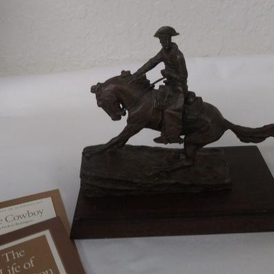 Fredrick Remington Bronze Sculpture "The Cowboy"