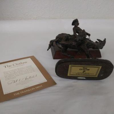 Fredrick Remington Bronze Sculpture "The Outlaw"