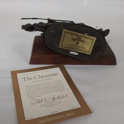 Fredrick Remington Bronze Sculpture "The Cheyenne"
