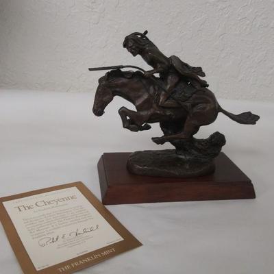 Fredrick Remington Bronze Sculpture "The Cheyenne"