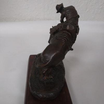 Fredrick Remington Bronze Sculpture "The Rattlesnake"