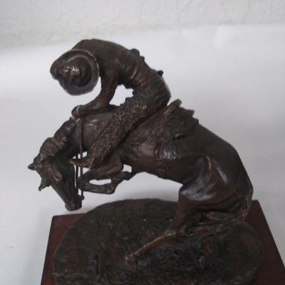 Fredrick Remington Bronze Sculpture "The Rattlesnake"