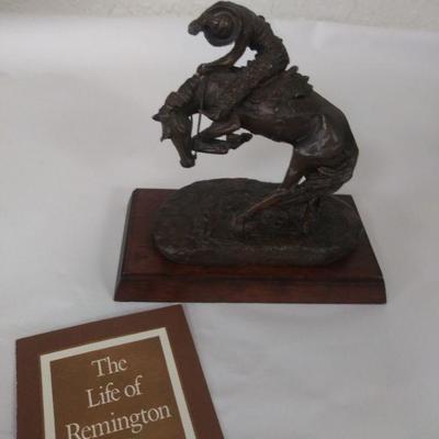Fredrick Remington Bronze Sculpture "The Rattlesnake"