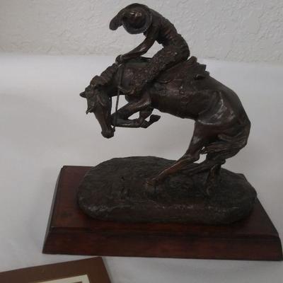 Fredrick Remington Bronze Sculpture "The Rattlesnake"