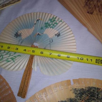 Bundle of Vintage Japanese Fans