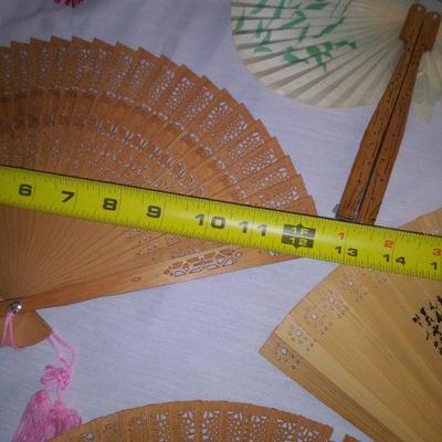 Bundle of Vintage Japanese Fans