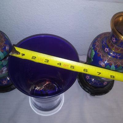 3 Piece Collectible Vases