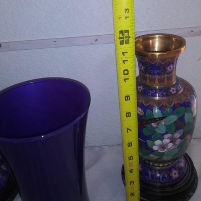 3 Piece Collectible Vases