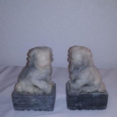 Pair Chinese Foo Dog Bookends