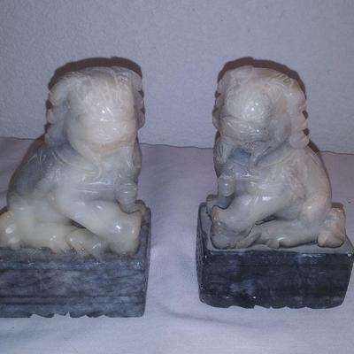 Pair Chinese Foo Dog Bookends