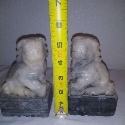 Pair Chinese Foo Dog Bookends