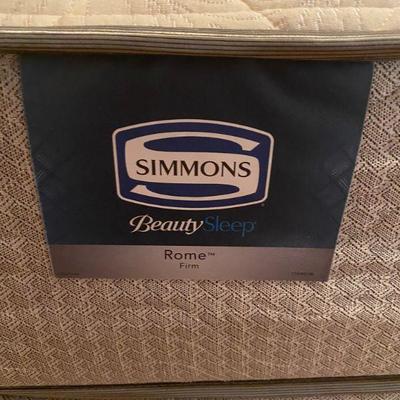 Simmons Full Size Bed with Headboard