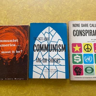 Vintage Communism & Conspiracy Books