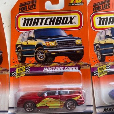 Set of 3 1997 Matchbox Cars UNOPENED