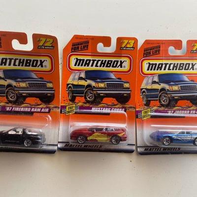 Set of 3 1997 Matchbox Cars UNOPENED