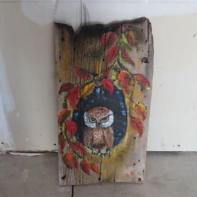 Owl Wooden decor